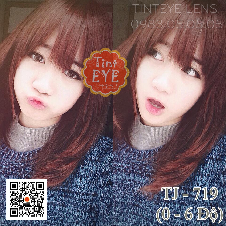 [OFF 50%: 125K/Đôi] 4 mẫu kính áp tròng TikTok Tinteye Lens 0 - 8 độ