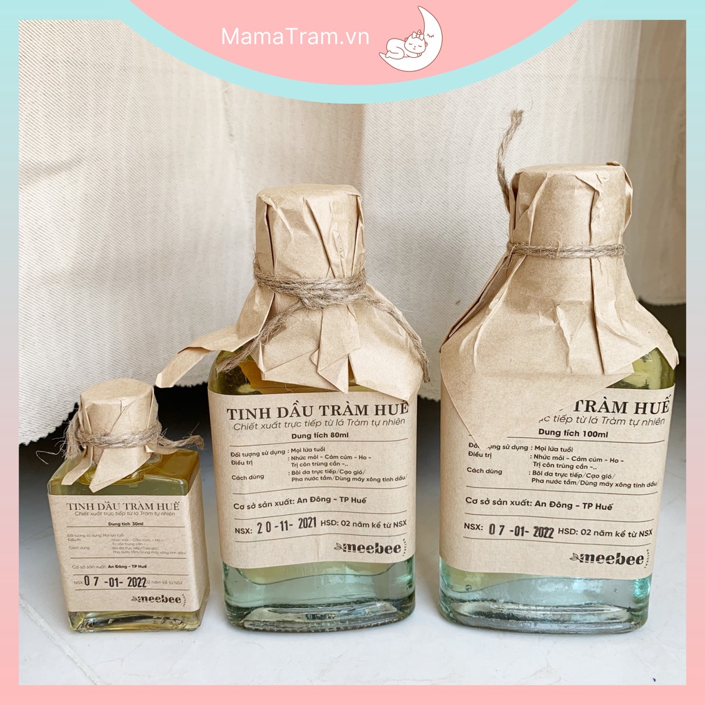 Dầu Tràm Huế Nguyên Chất MEEBEE 30ml/80ml/100ml Chính Hãng An Đông 100%