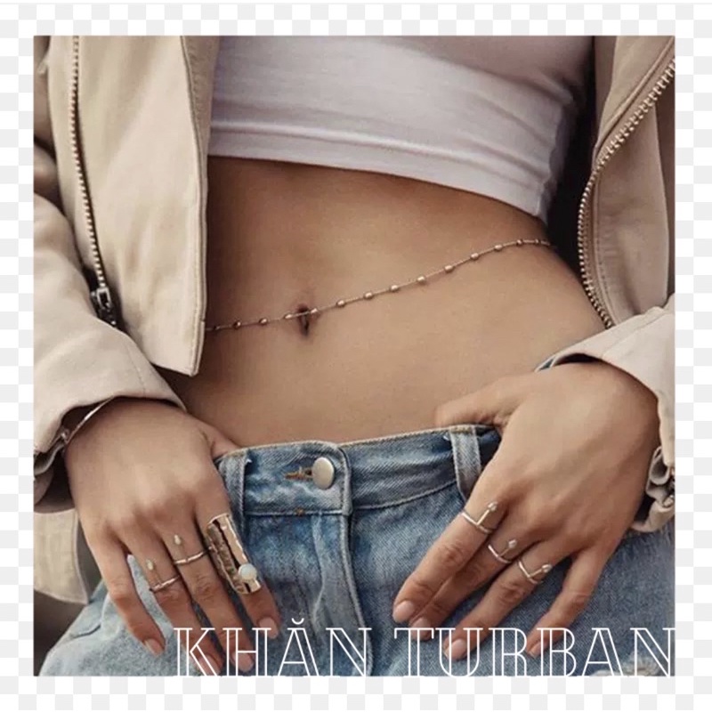 Vòng đeo bụng phong cách âu mỹ