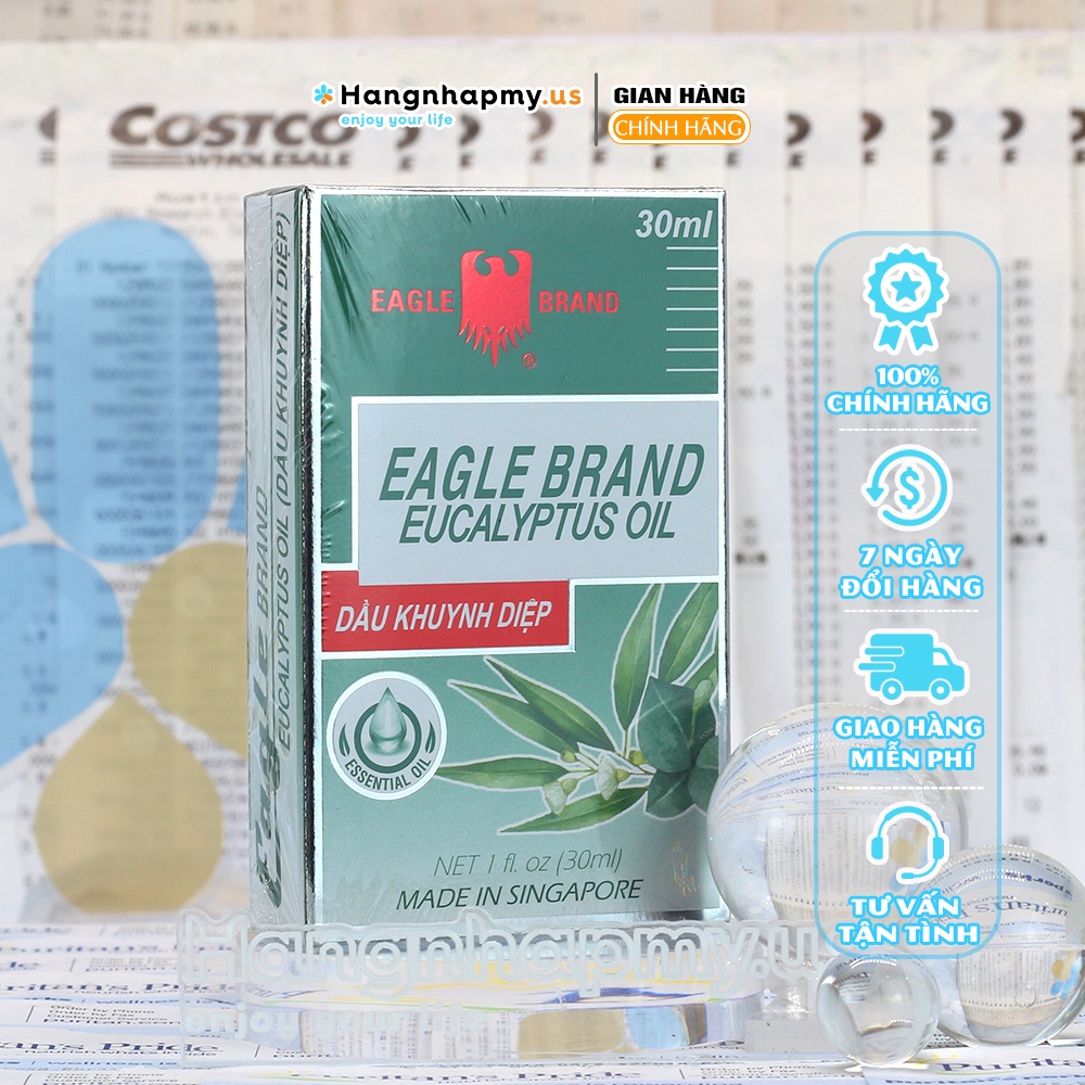 Dầu khuynh diệp Con Ó của Mỹ Eagle Brand Eucalyptus Oil 30ml