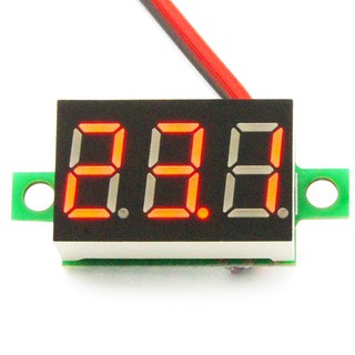 4-30V 2 Line Mini LED Digital DC Voltmeter Red Panel Voltage Meter Tester