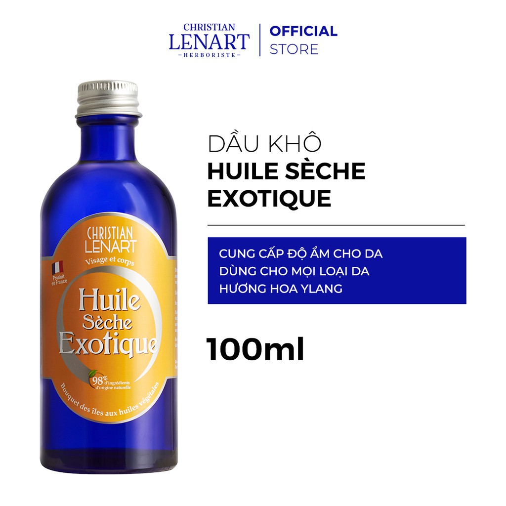 Dầu Khô Dưỡng Ẩm Và Phục Hồi Đa Năng Christian Lenart Huile Sèche Exotique 100ml
