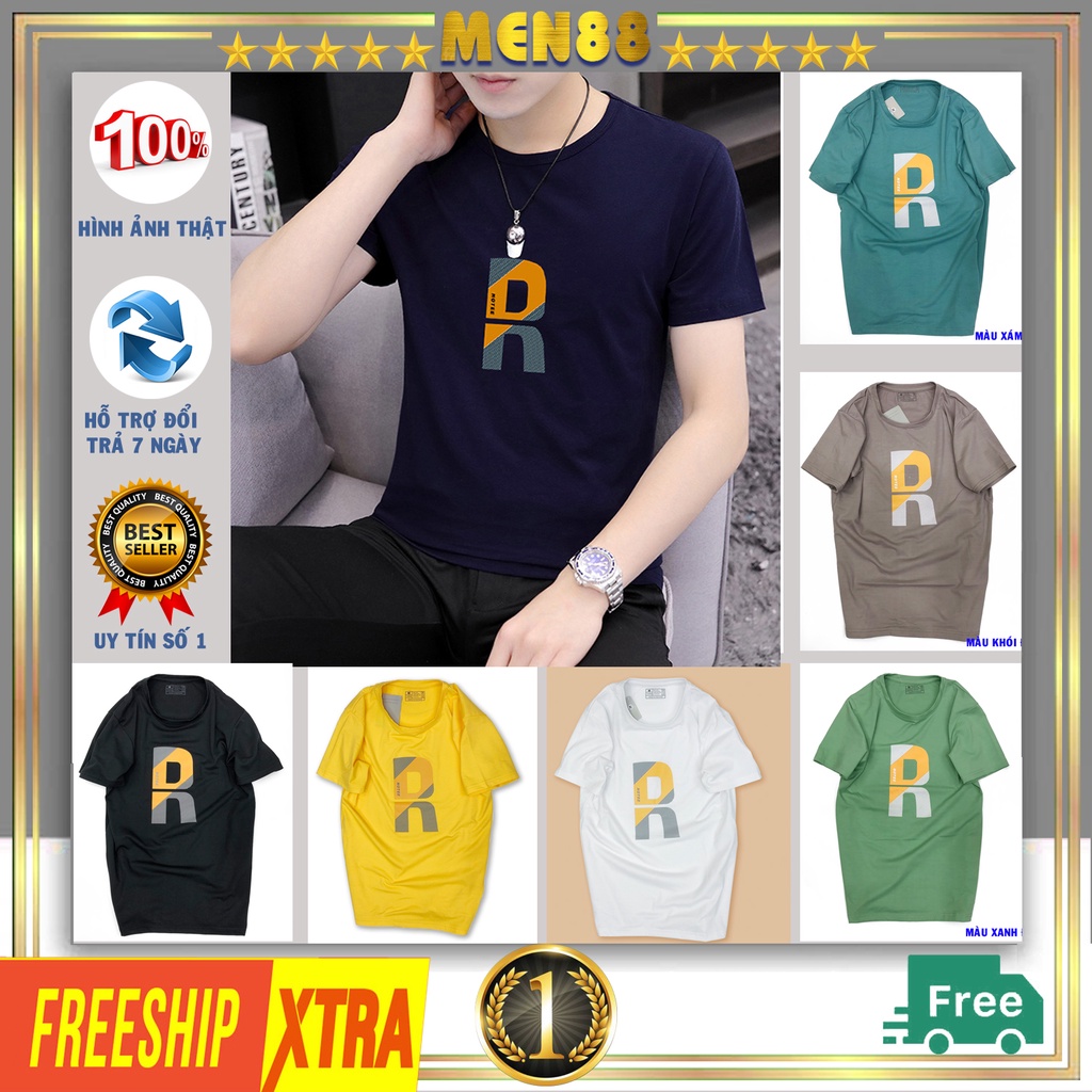 Áo thun nam cổ tròn tay ngắn cao cấp cotton 100 đẹp, áo phông nam cổ tròn cao cấp đẹp [CT-03]