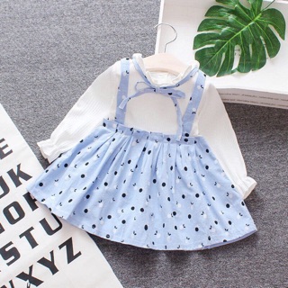 Váy giả yếm bé gái