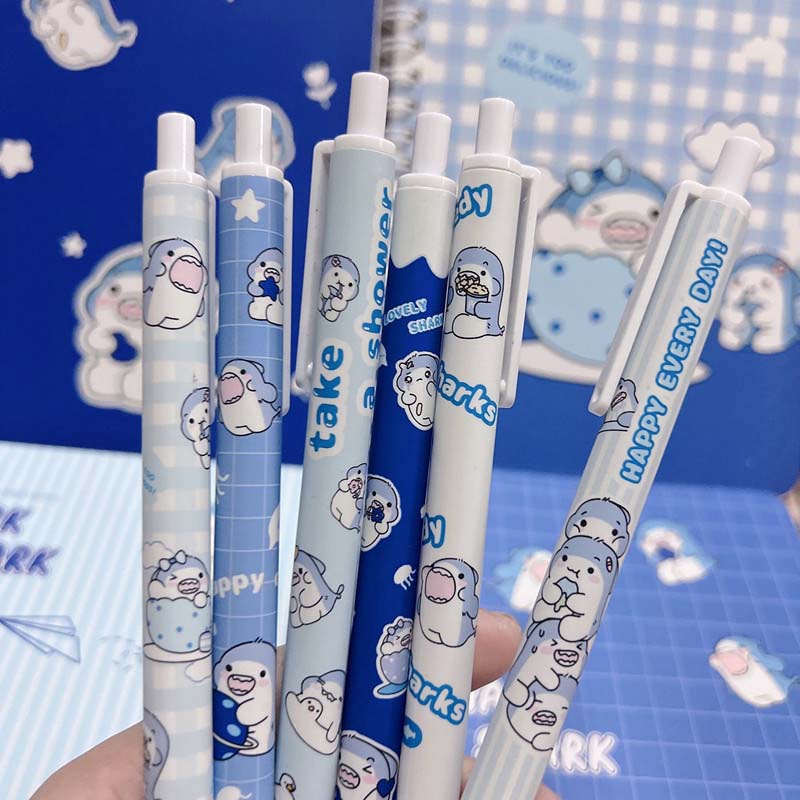 Bút Mực Hình Cá Mập Dễ Thương Với Ngòi 0.5mm Nb