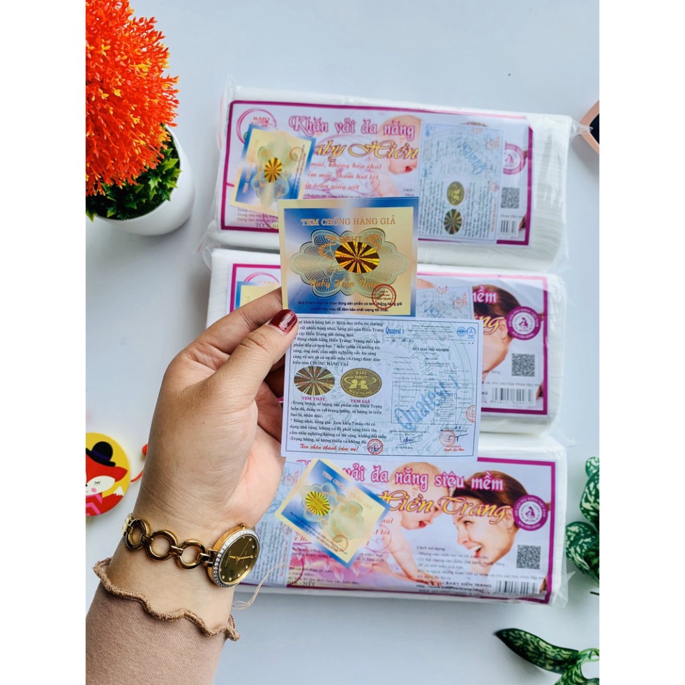 200gr Khăn khô đa năng BABY HIỀN TRANG , khăn giấy khô, khăn cho mẹ và bé A Lá Kids