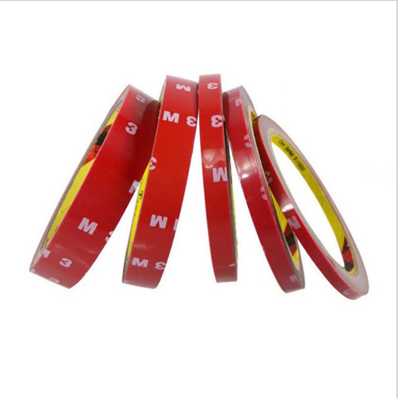 Cuộn băng keo xốp hai mặt siêu dính nhiều kích thước và đẹp mắt cho xe hơi 6/8/10/12/15/20MM JP2
