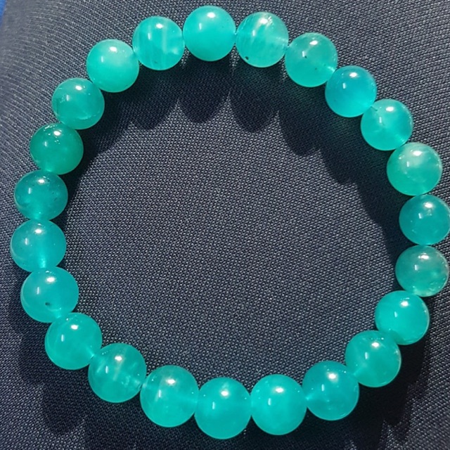 Vòng tay đá Amazonite 8ly!