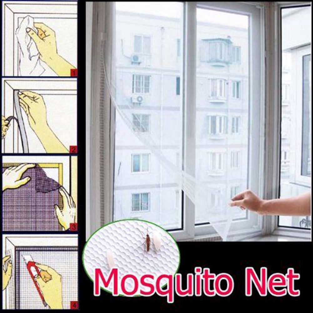 Set lưới dán cửa sổ chống muỗi và côn trùng tiện dụng