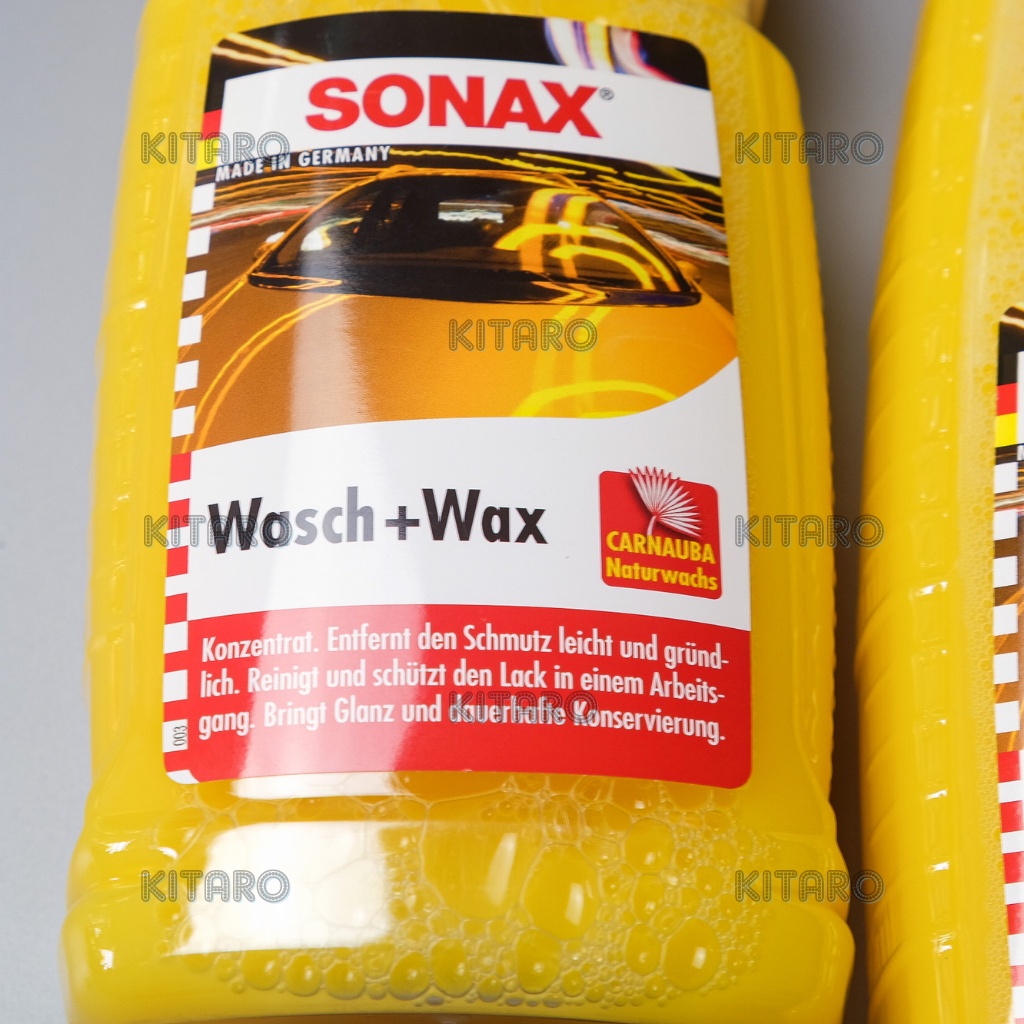 Nước Rửa Xe 2:1 SONAX Wash &amp; Wax (Rửa &amp; Wax bóng sơn) 1000ml