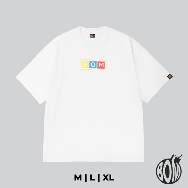 Áo thun ABCBOM nam nữ - Áo phông Unisex vải Cotton - Bom Mode
