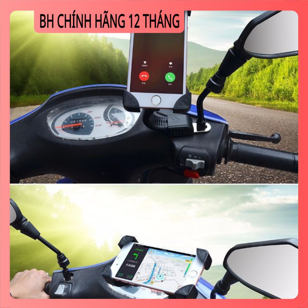 Giá đỡ điện thoại xe máy