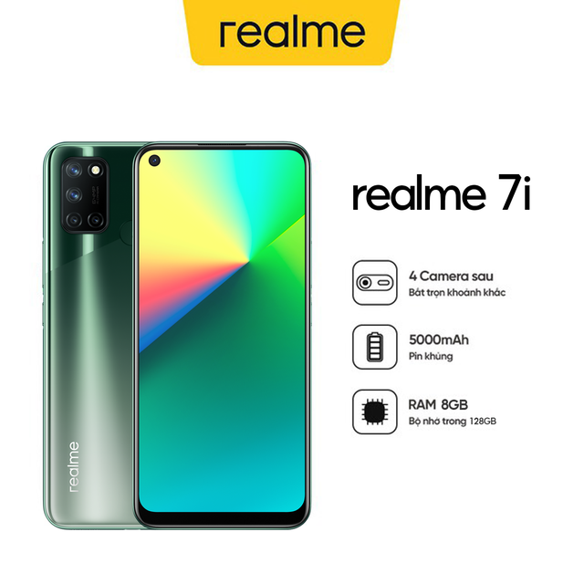 Điện thoại Realme 7i (8Gb/128Gb) - Hàng Chính Hãng