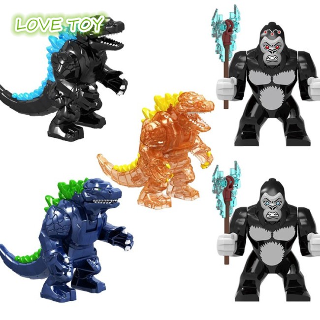 Nkodok King Kong vs. Mô Hình   Godzilla KF1506-1507 Chất Lượng Cao