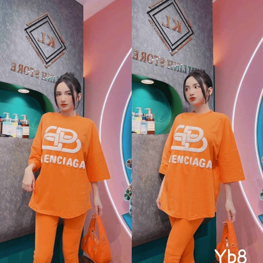 (MẪU MỚI) MẪU XINH SÉT BỘ NỮ ÁO FORM RỘNG QUẦN LEGGING CO GIÃN SIÊU ĐẸP PU HHP FASHION