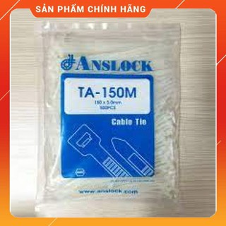 Dây Thít Nhựa 15cm 3x150 Màu Trắng, Túi 1000 Chiếc