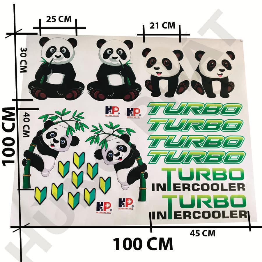 TEM ĐỘC LẠ GIÁ RẺ - MẪU GẤU TRÚC PANDA