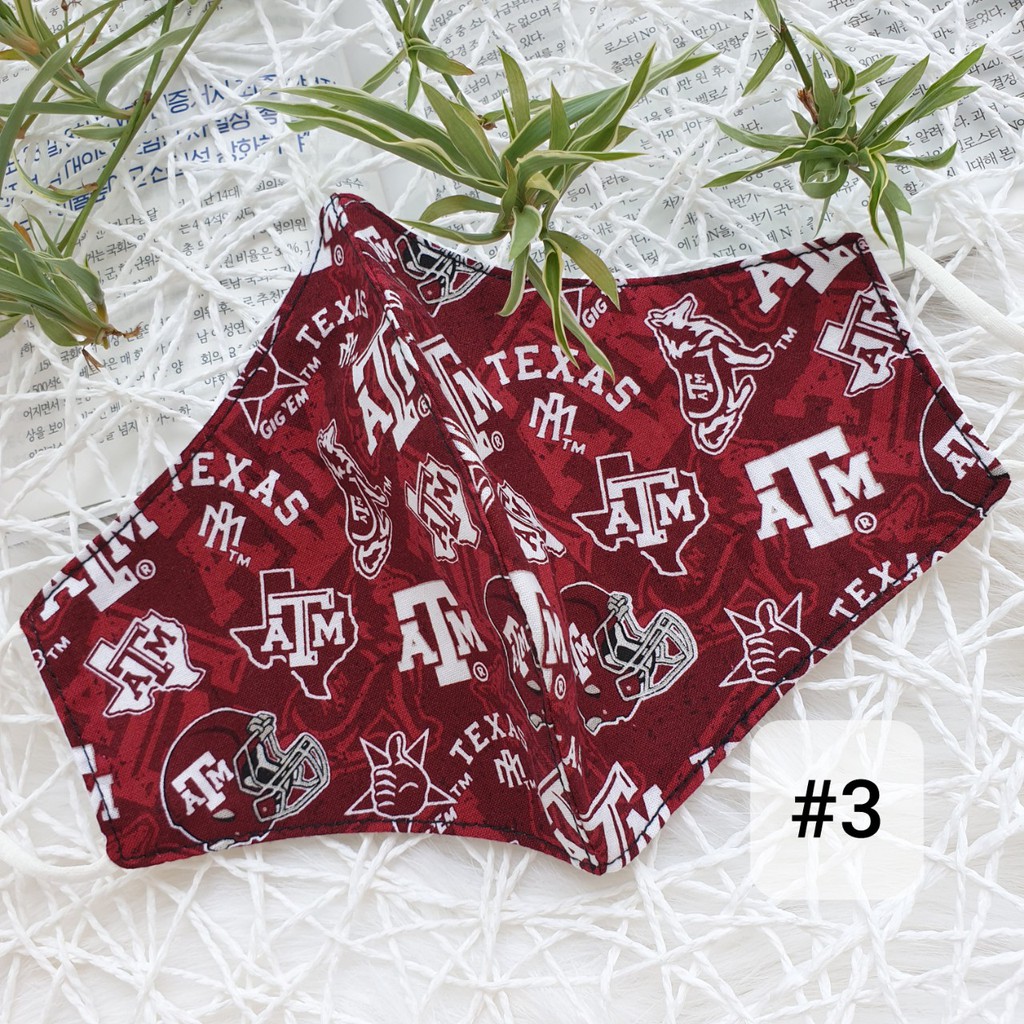 Khẩu trang unisex nam nữ vải Hàn Quốc 100% cotton lót thun kháng khuẩn có 9 mẫu JM2