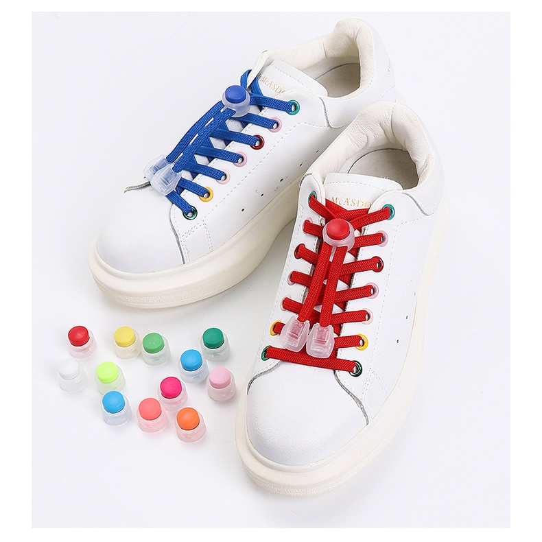 Dây Buộc Giày Co Giãn Không Cần Buộc Tiện Lợi Dành Cho Người Lớn Và Trẻ Em