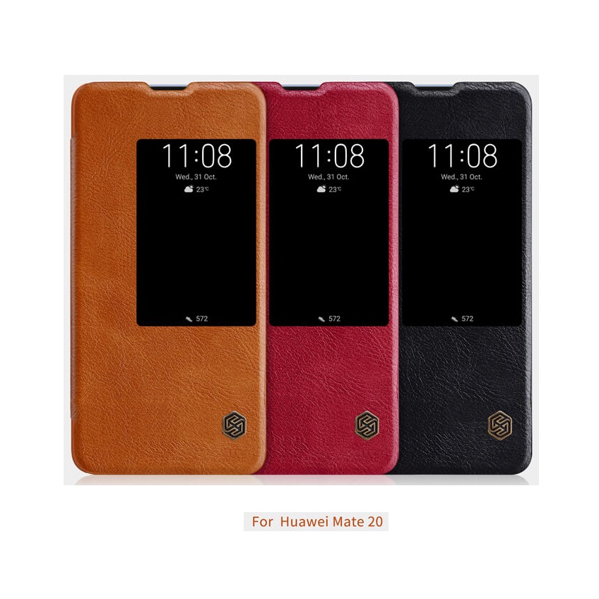 Bao da Huawei Mate 20 hiệu Nillkin Qin