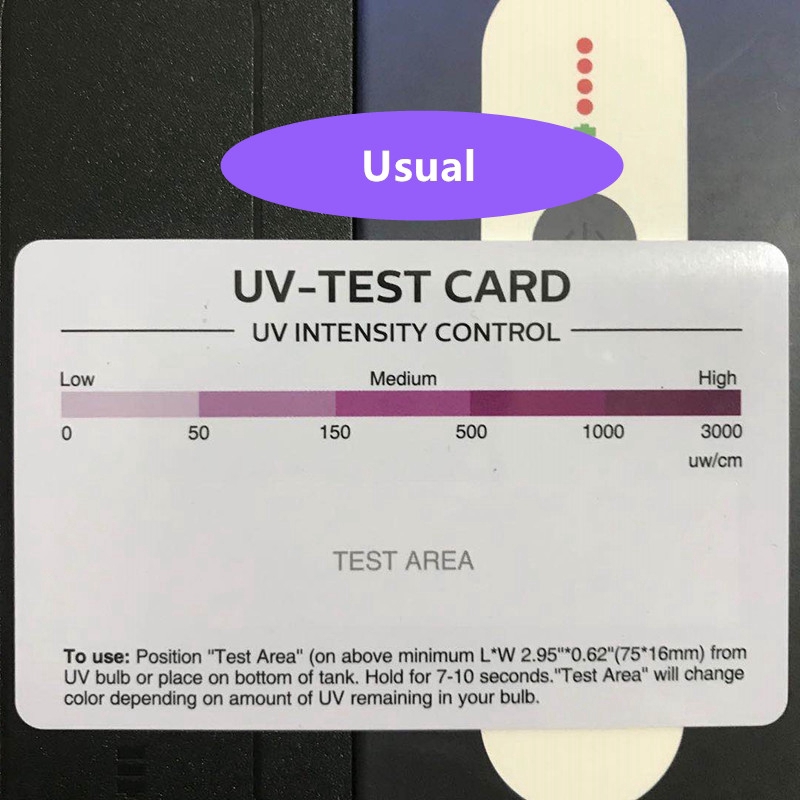 Thẻ Card PVC cứng kiểm tra tia xanh lam/ tia cực tím/ tia UV chuyên dụng