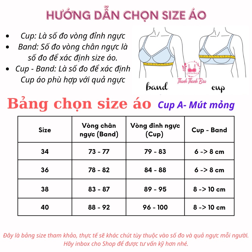 Áo ngực thông hơi, không mút, không gọng, mặc thoải mái - Anny Thái Lan 275