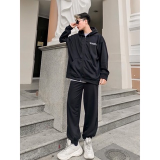 Quần jogger nam ống rộng basic teenshop