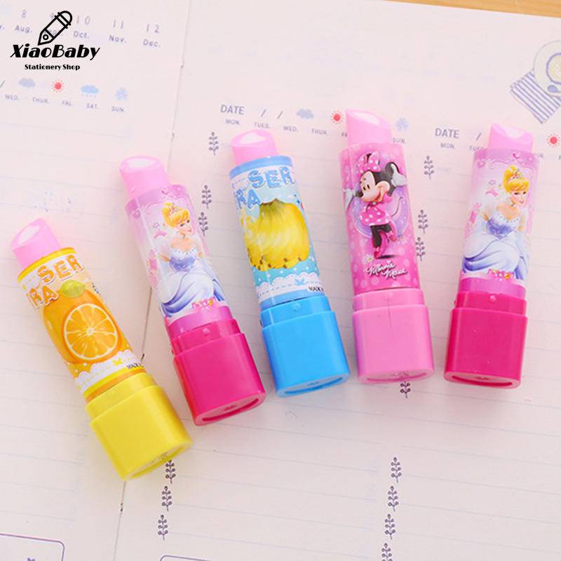 1 Cục Tẩy Bút Chì Hình Son Môi Mini Dễ Thương