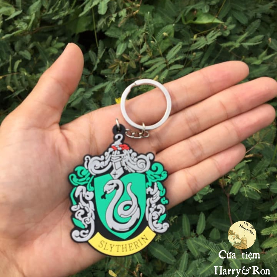 Móc khóa silicon đủ 4 nhà Harry Potter