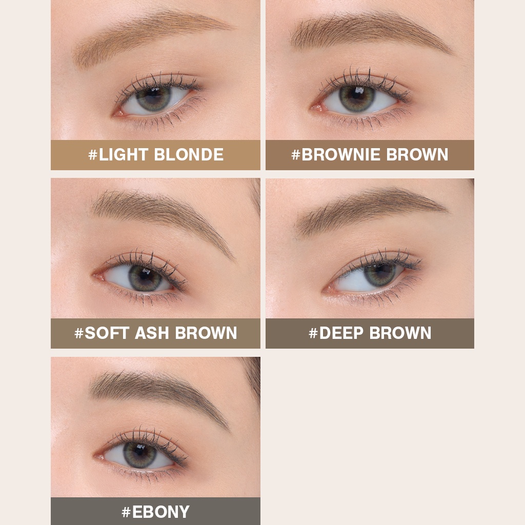 Bút kẻ mày thiết kế dễ 3CE Easy Brow ​Designing Pencil 0.13g | Official Store Eye Make up Cosmetic