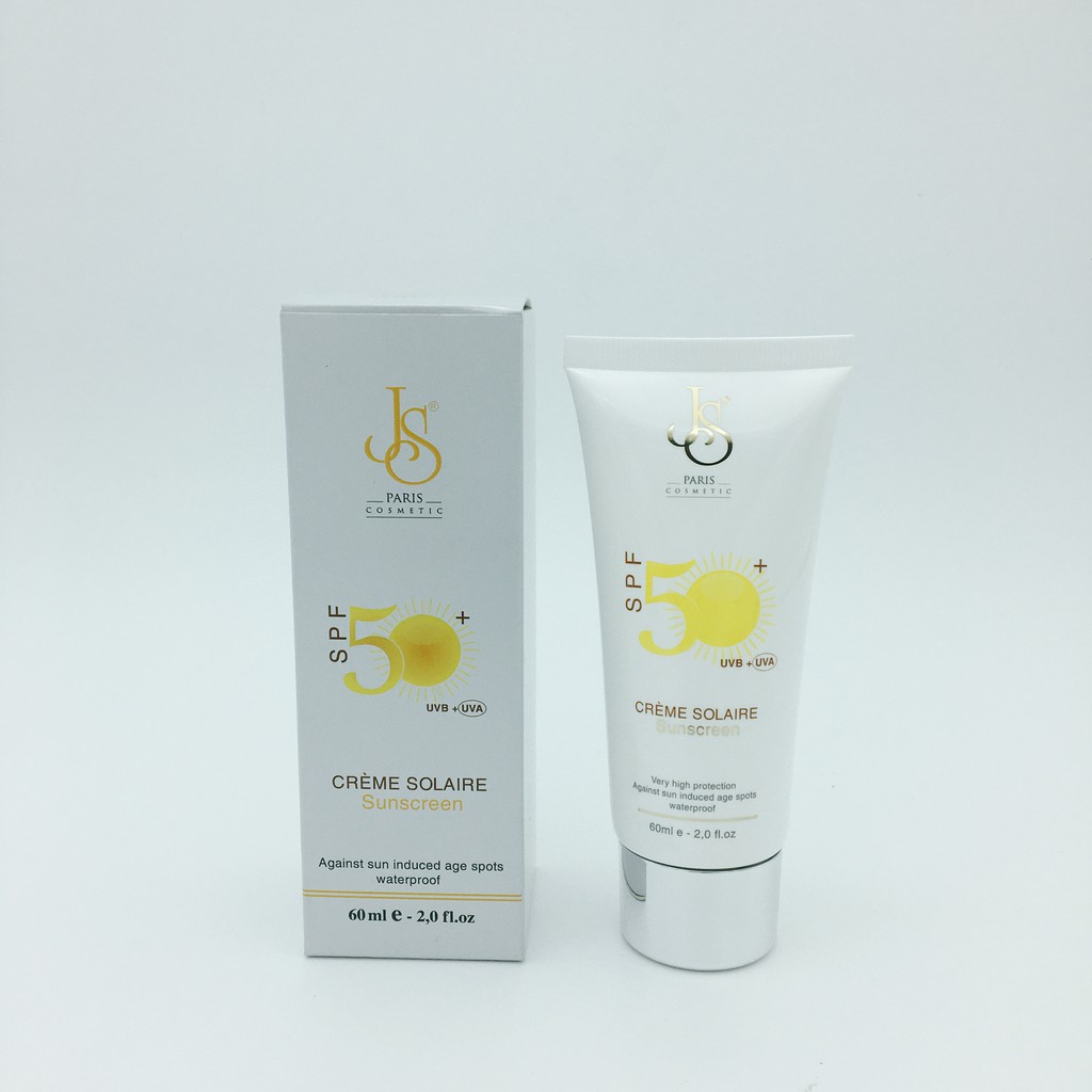 Kem chống nắng Pháp JS Cosmetic SPF50+ Tuýp 60ml