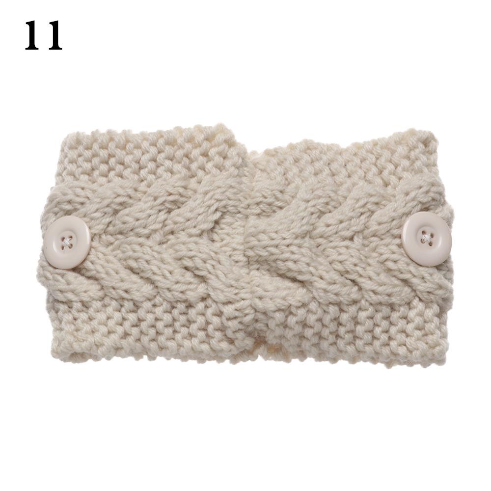 Băng Đô Đan Len Màu Sắc Ngọt Ngào Thời Trang Mùa Đông Cho Nữ