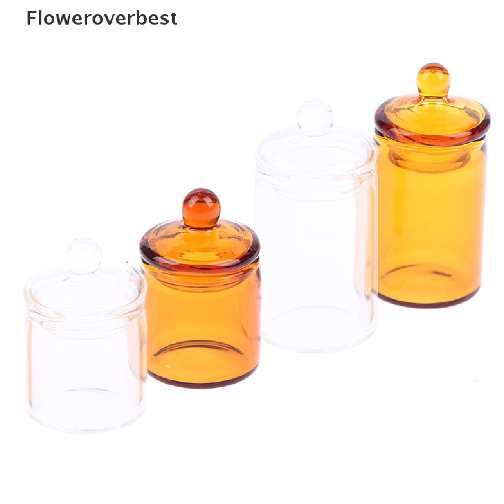 Hũ thủy tinh đựng hạt cà phê/ kẹo mini tỉ lệ 1: 12 trang trí nhà búp bê