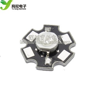 Bóng đèn led 1w ánh sáng trắng / xanh dương / đỏ / xanh lá công suất cao
