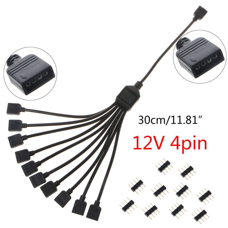 Dây Cáp Nối Dài Cổng Quạt Tản Nhiệt RGB 12V 4Pin
