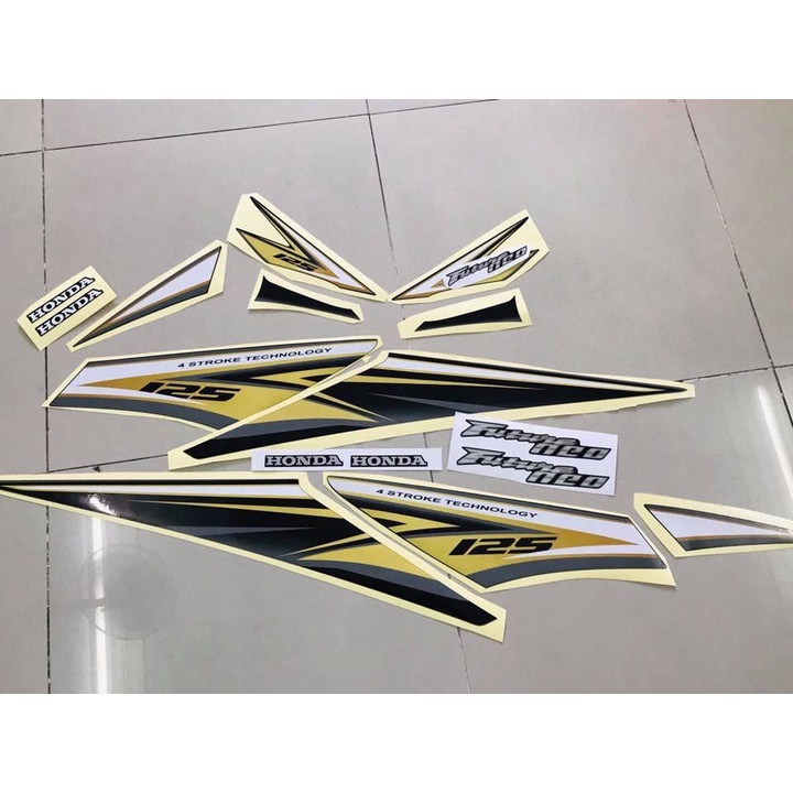 Tem in UV cao cấp. Tem xe Future neo 2009. Xe đen xám. Sắc nét tuyệt đối, chuẩn từng chi tiết. Chống phai màu