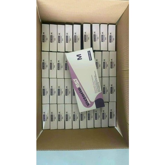 Găng tay victoria hộp 100 đôi siêu dai.