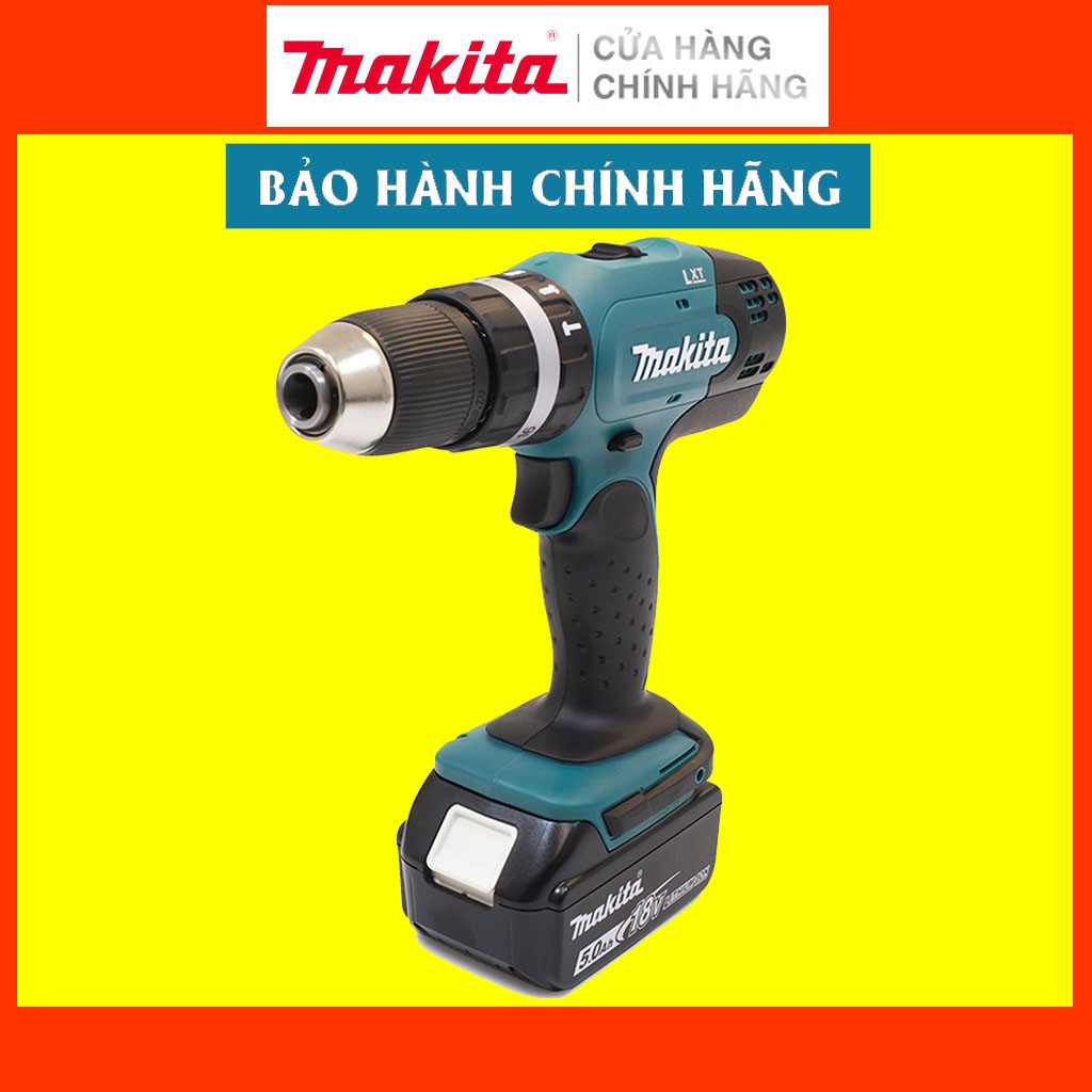 [Chính Hãng] Máy Khoan Bắt Vít Dùng Pin Makita DHP453SYE (18V-1.5AH), Bảo Hành Tại Các TTBH Toàn Quốc