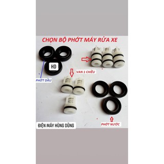 Bộ phớt 12-18,van 1 chiều máy rửa xe mini - máy rửa xe