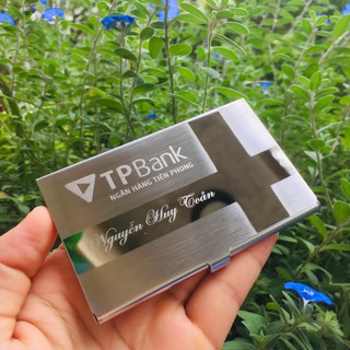 Hộp Đựng Card Visit Cầm Tay, Nhỏ Gọn Làm Từ Inox Không Gỉ _NC061 Quà Tặng Văn Phòng Ý Nghĩa [ Có Khắc Theo Yêu Cầu ]