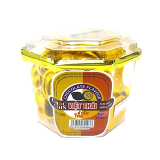 Socola Đồng Tiền Vàng Việt Thái ngon Hộp 210gr.