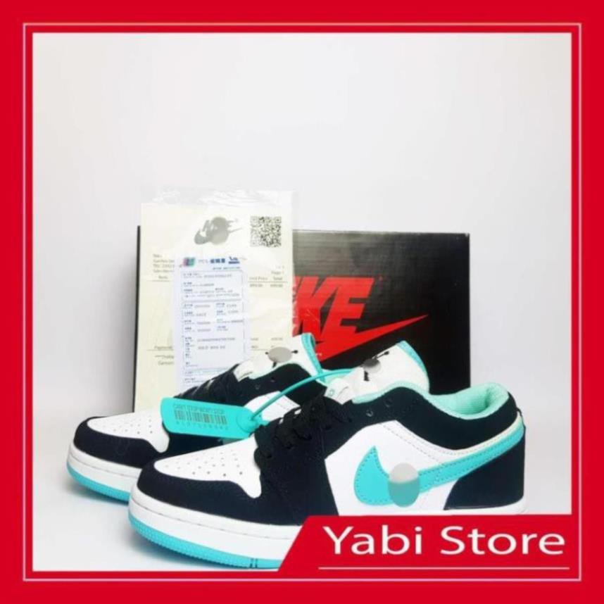 🔥FREE SHIP-HÀNG QUẢNG CHÂU 🔥Giày thể thao sneaker🔥Air Jordan 1 Low JD xanh Ngọc full box - Yabi Store