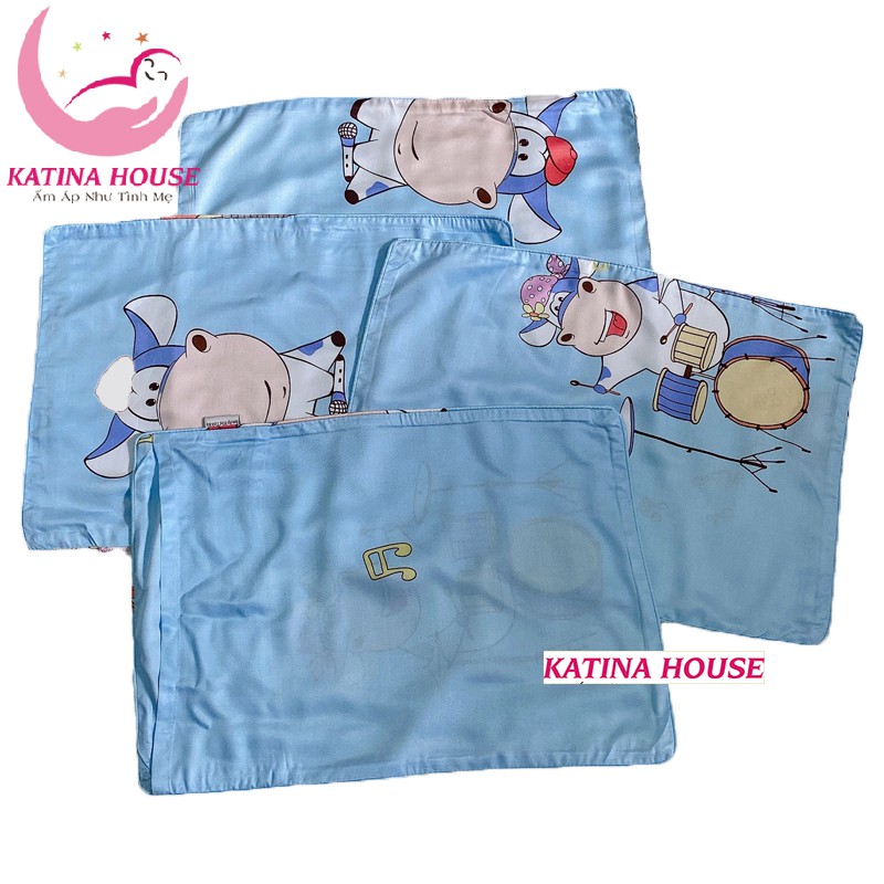 Vỏ áo gối nằm cho bé, vải tencel mềm mịn mát nhiều họa tiết ngộ nghĩnh đáng yêu | BigBuy360 - bigbuy360.vn