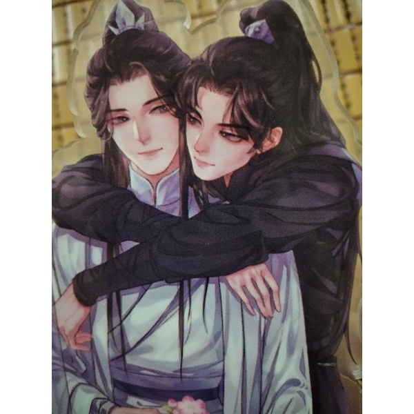 SẴN-STANDEE Husky và Sư tôn mèo trắng của hắn MÔ HÌNH NHÂN VẬT