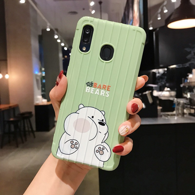 Ốp lưng Samsung A02 A10 A10S A20S M31 M30S M21 J8 J7 J6 J6+ J4 J4+ J2 Prime Plus Pro 2018 Trunk Cute Bear Soft case  | BigBuy360 - bigbuy360.vn