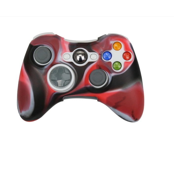 Vỏ Bọc Silicon Silicone Màu Loang Bảo Vệ Tay Cầm Game Xbox 360