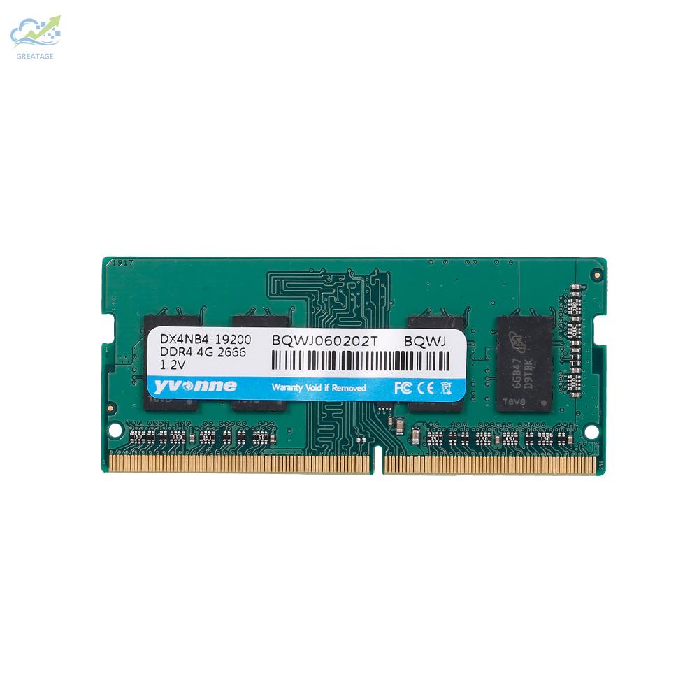 Bộ Nhớ Gyonne Ddr4 2666mhz 1.2v Laptop Pc Ram Power Consumption 4gb
