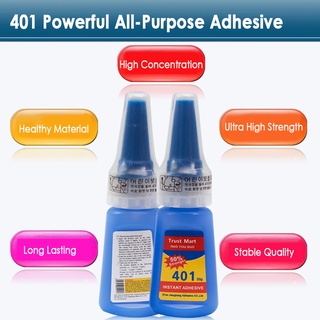401 rapid fix instant fast adhesive bottle stronger super glue multi-purpose