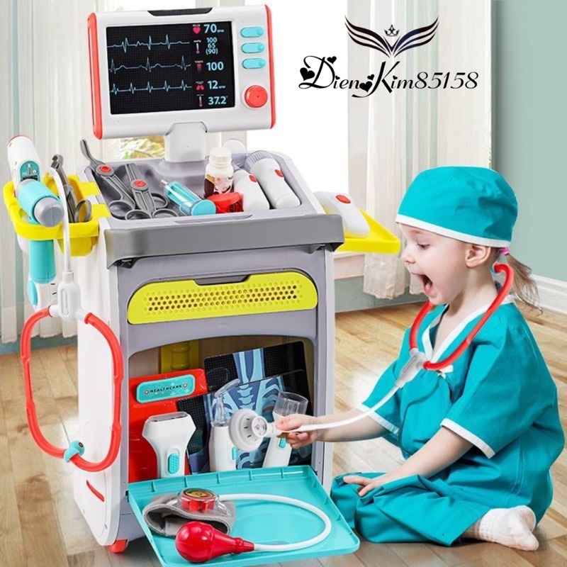 Bộ đồ chơi bác sĩ CAO CẤP cho bé tập làm bác sĩ