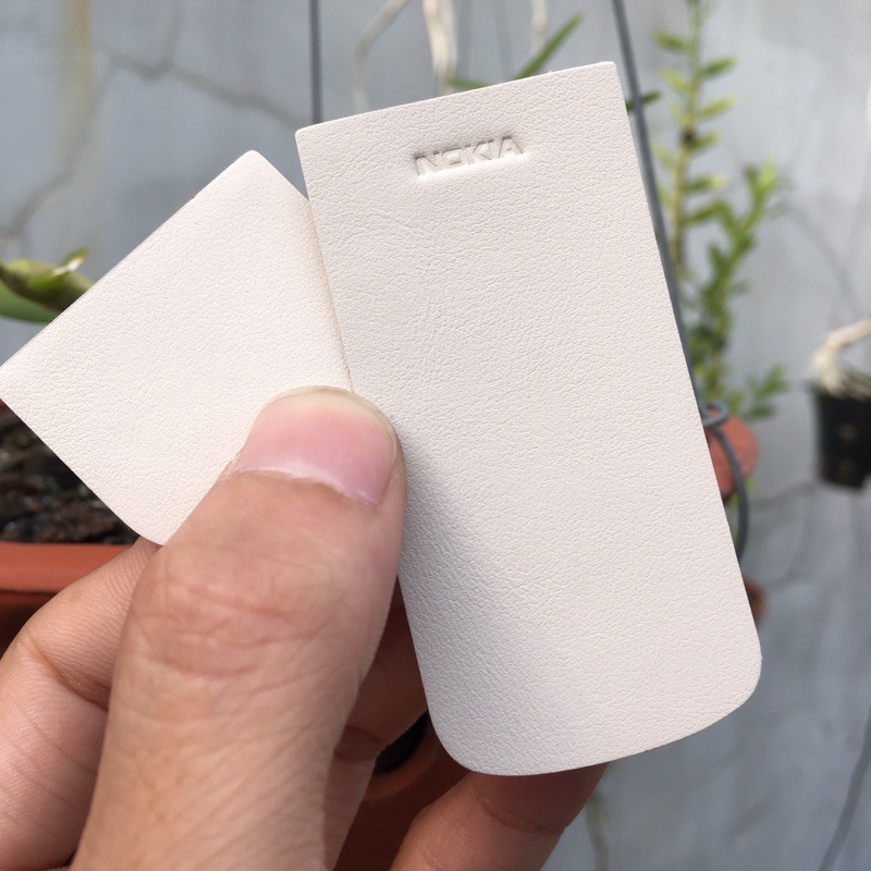 Miếng Dán Da Nokia 8800 trắng gold